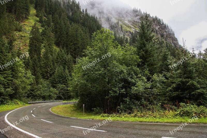 Austria Voralberg Montafon Serpentine Mountains