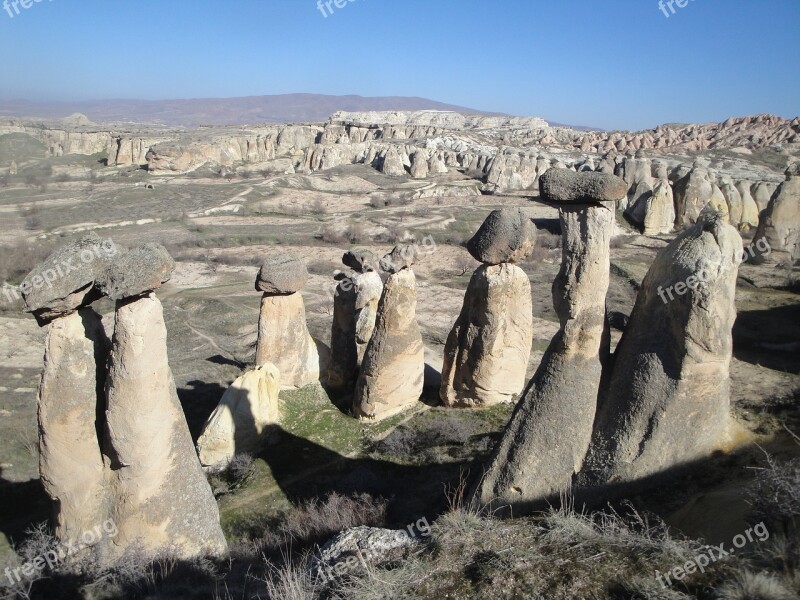 Turkey Cappadocia Fairy Chimneys Free Photos