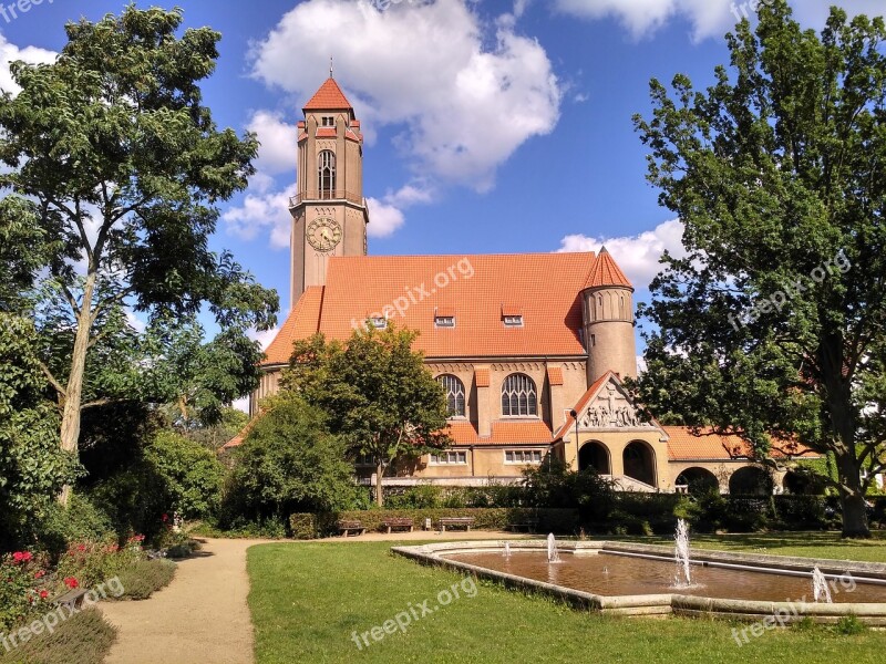 Darmstadt Hesse Germany St Paul's Church Paulus Space