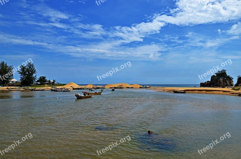 Fisherman Sea Boat Fishing Man