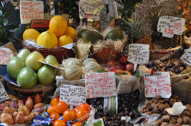 Fruits Fruit Market Italy Italian Market