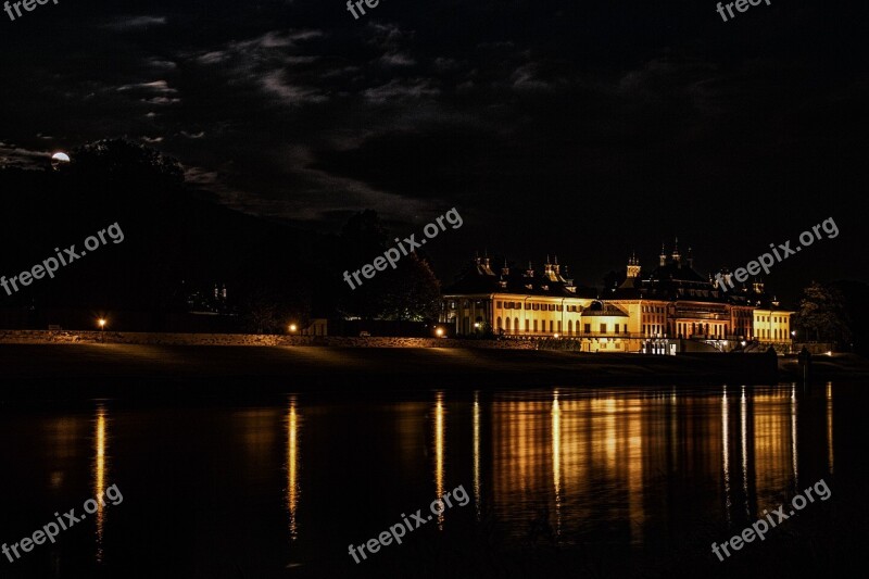 Saxony Pillnitz Castle Elbe Dresden