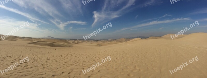 Dunes Ica Sandboarding Huacachina Peru