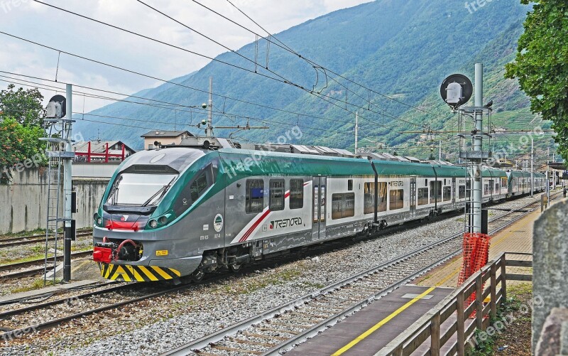 Trenitalia Tirano Regional Train Double Unit Modern