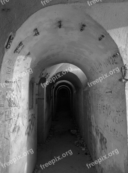 Tunnels Cartagena Murcia Spain Landmark