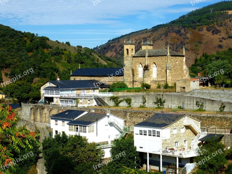 Landscape Spain Mountain Church Mount