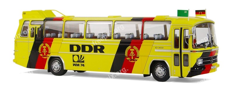 Mercedes Benz O302 Fussballweltmeisterschaft 1974 Ddr Model Buses