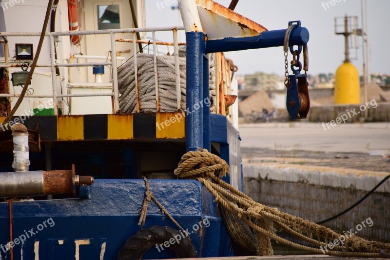 Ship Fishing Boat Port Boat Sea