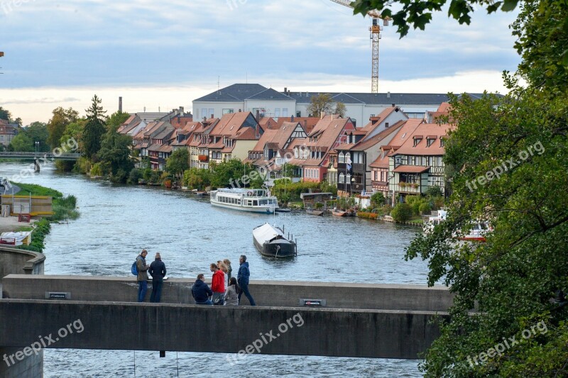 Bamberg Town Hall Bridge Regnitz Building