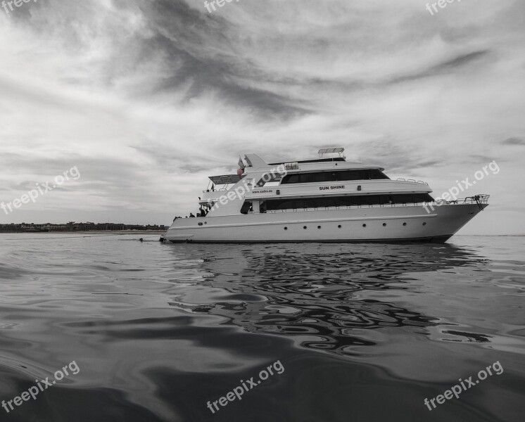 Red Sea Sea Yacht Diving Water