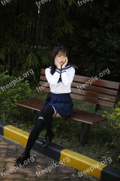 Model Shenzhen Polytechnic Good Photo Woman Student