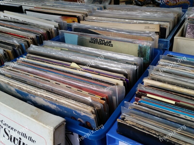 Vinyl Records Market Second Hand Music