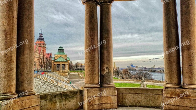 Stettin Poland Building Architecture Hdr