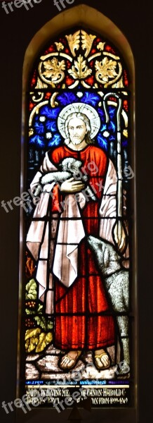 Stained Glass Window Good Shepherd Stained Glass Window Glass