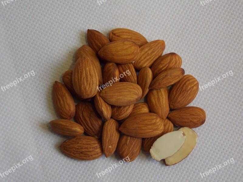 Almond Food Dry Fruits Tasty Delicious