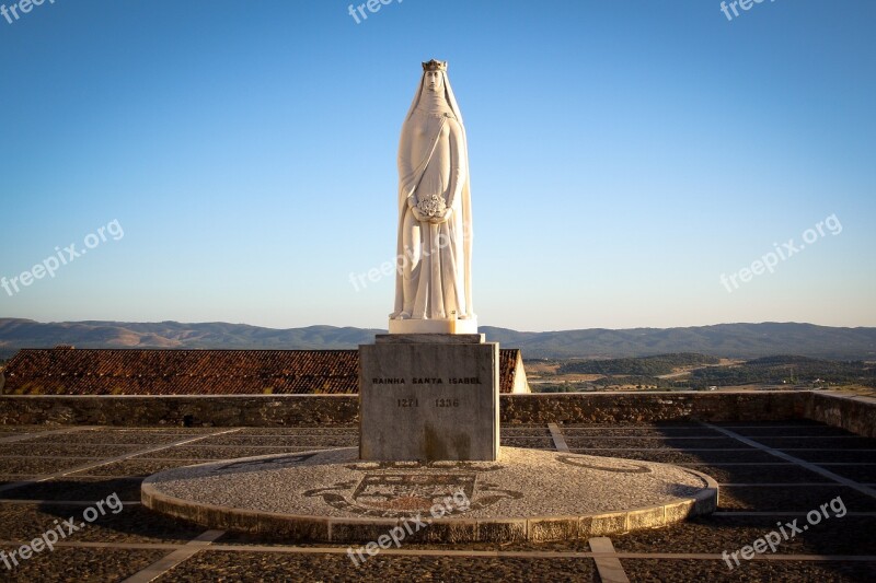 Statue Santa Isabel Queen Estremoz Sculpture Free Photos