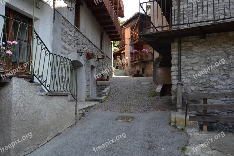 Casteldelfino Old Town Country Piemonte Italy