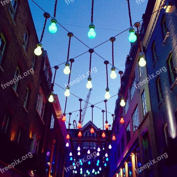 London Carnaby Street Lights Street Lighting Light