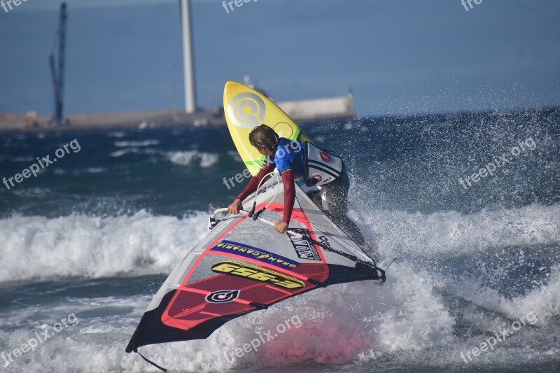 Windsurfing Gran Canaria Windsurfing Cup Pozowinds Wind Waves