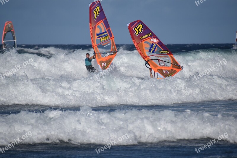 Windsurfing Gran Canaria Windsurfing Cup Pozowinds Wind Waves