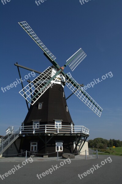 Mill Pellworm Windmill Building Wadden Sea