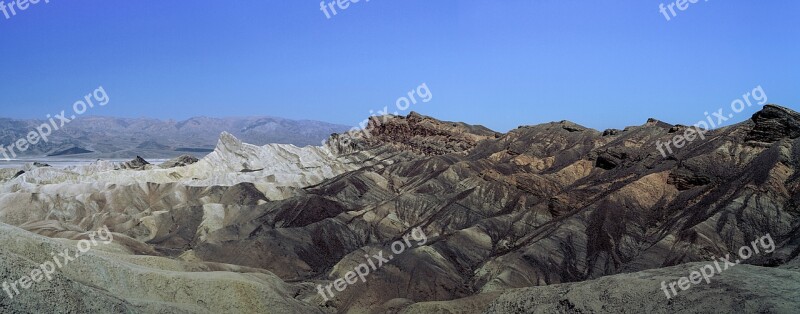 Panorama Death Valley Mojave Desert California Nevada Death Valley National Park