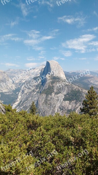 Yosemite Half Dome Free Photos