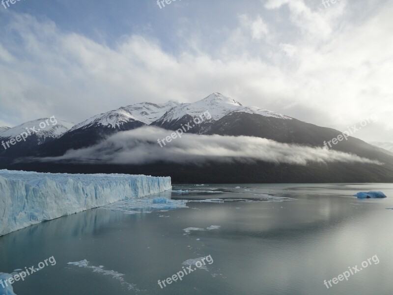 Glacier Perito Moreno Argentina Patagonia Mountain