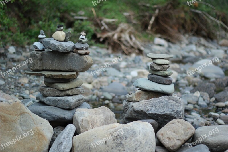 Rocks Stones Nature Mountain Water