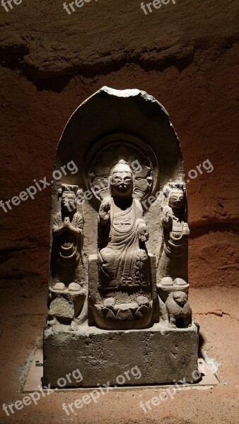 Buddha Statues Shrines Stone Free Photos