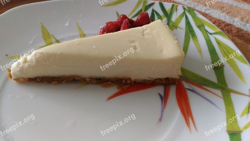 Cooking Cheesecake Plate Food Berry