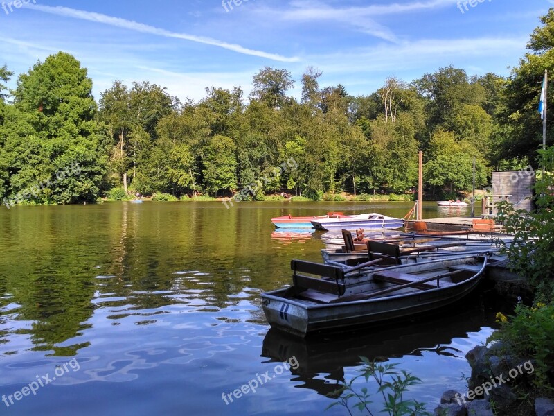 Darmstadt Hesse Germany Oberwald House Steinbrücker Pond