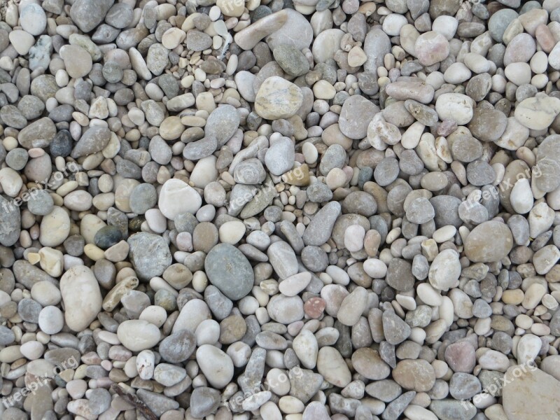 The Stones Beach Sea The Coast Holidays