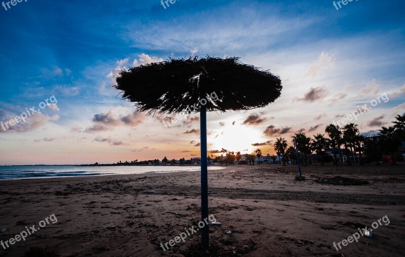 Breathing Mental Health Calm Beach Umbrella