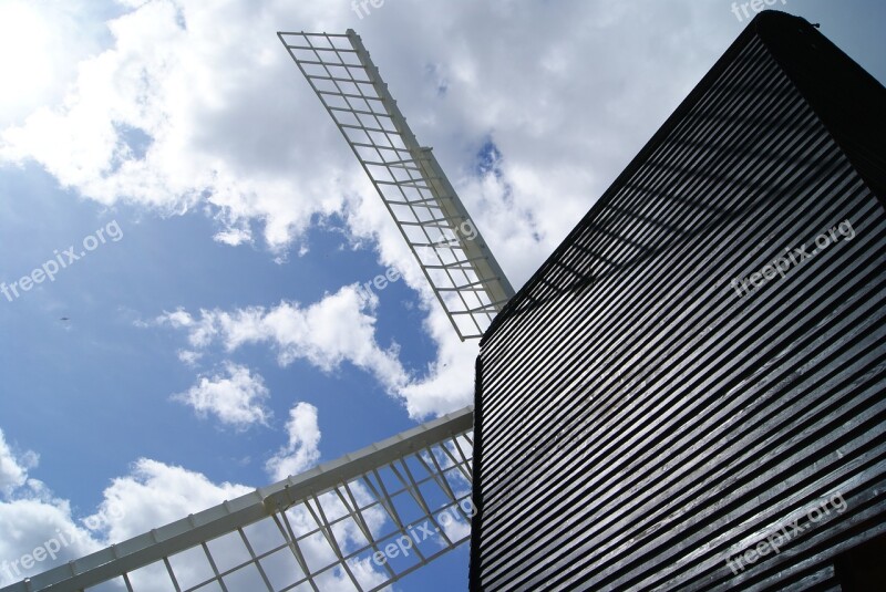 Windmill Buckinghamshire Wooden Old Cloud