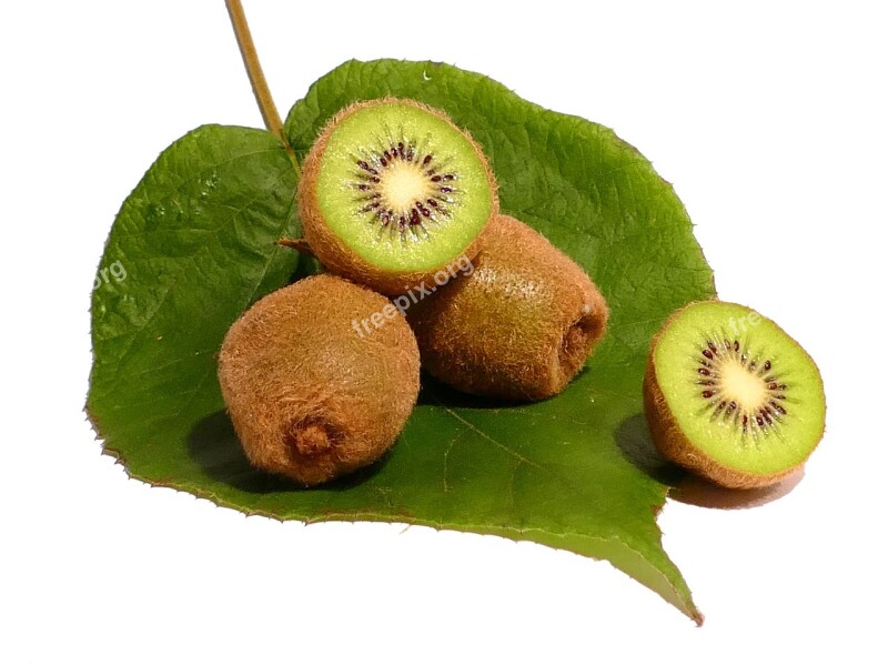 Kiwi Fruit Vitamins Healthy Green