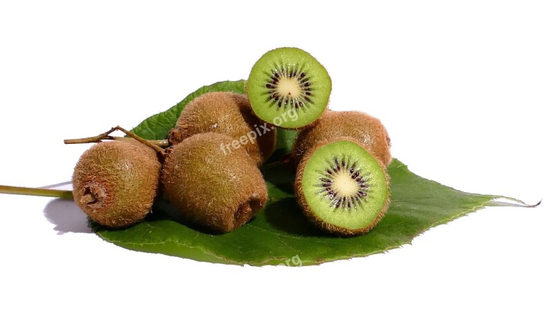 Kiwi Fruit Vitamins Healthy Green