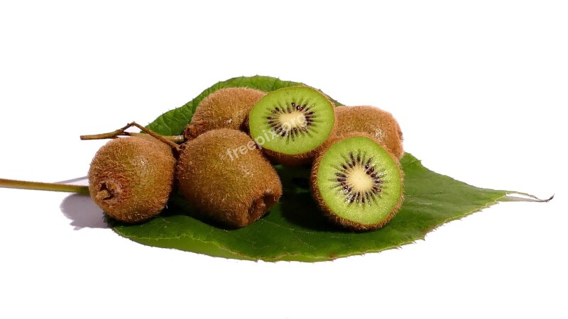 Kiwi Fruit Vitamins Healthy Green