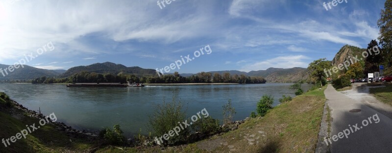 River Danube Austria Landscape Beauty