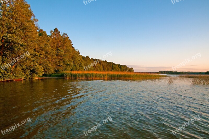 Poland Ostpreußen Masuria Lake Landscape