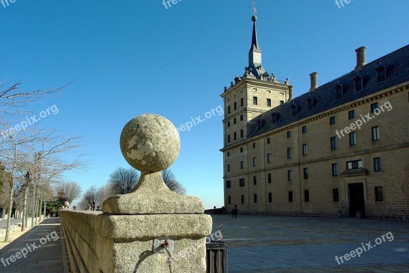 Spain Escorial Castle Royal Royal Residence