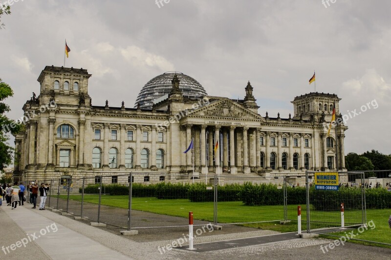 Berlin Bundestag Reichstag Germany Capital