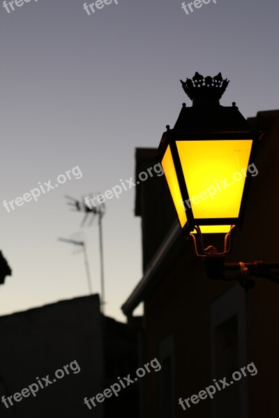 Focus Yellow Sunset Rustic Lighting