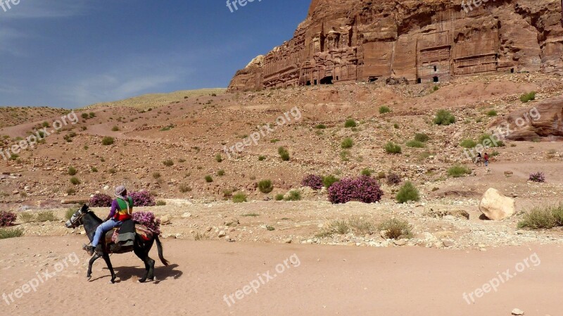 Petra Jordan Travel Ancient Sandstone