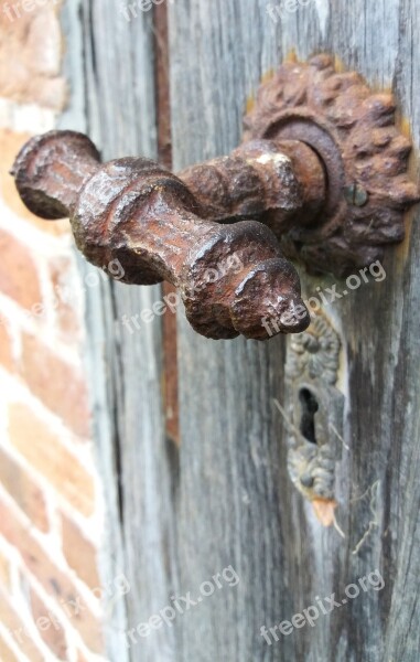 Heck Rusted Old Door Mysterious