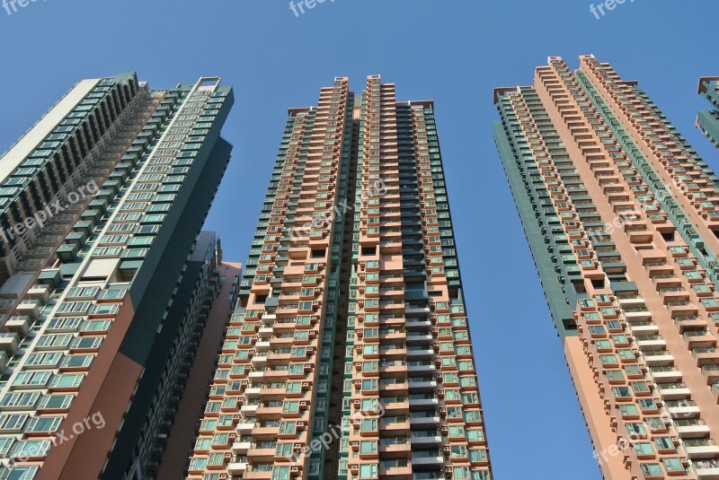 Hong Kong Urban Hong Kong Skyline Skyline Building