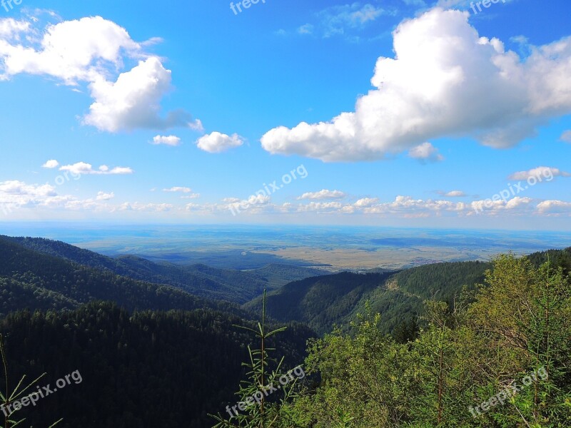 Valley Romania Landscape Sky Cloud