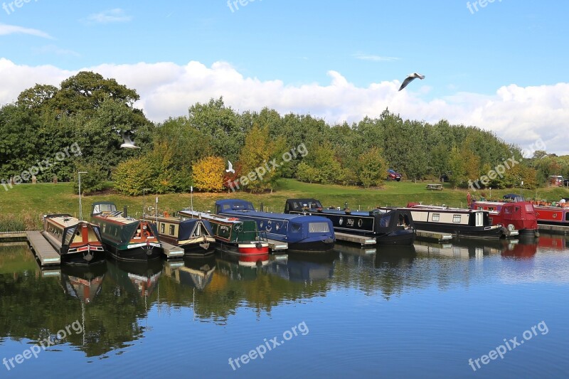 Canal Boat Long Boat Boat Canal British Waterways