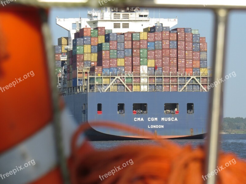 Container Cargo Maritime Shipping Romance