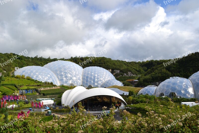 Eden Project Biosphere Cornwall Environment